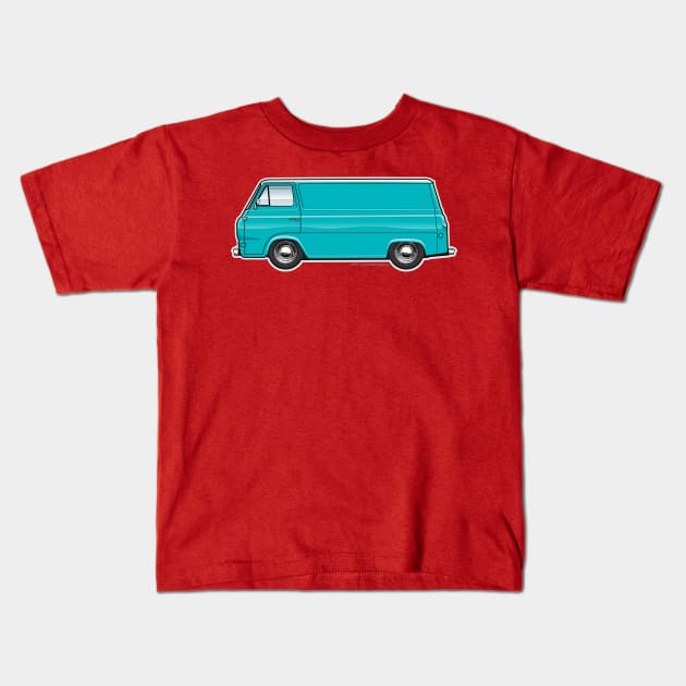 aqua Kids T-Shirt by JRCustoms44